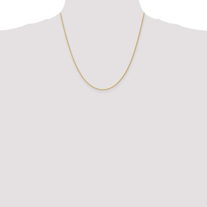 10K Yellow Gold 1.2mm Parisian Wheat Chain Size 20