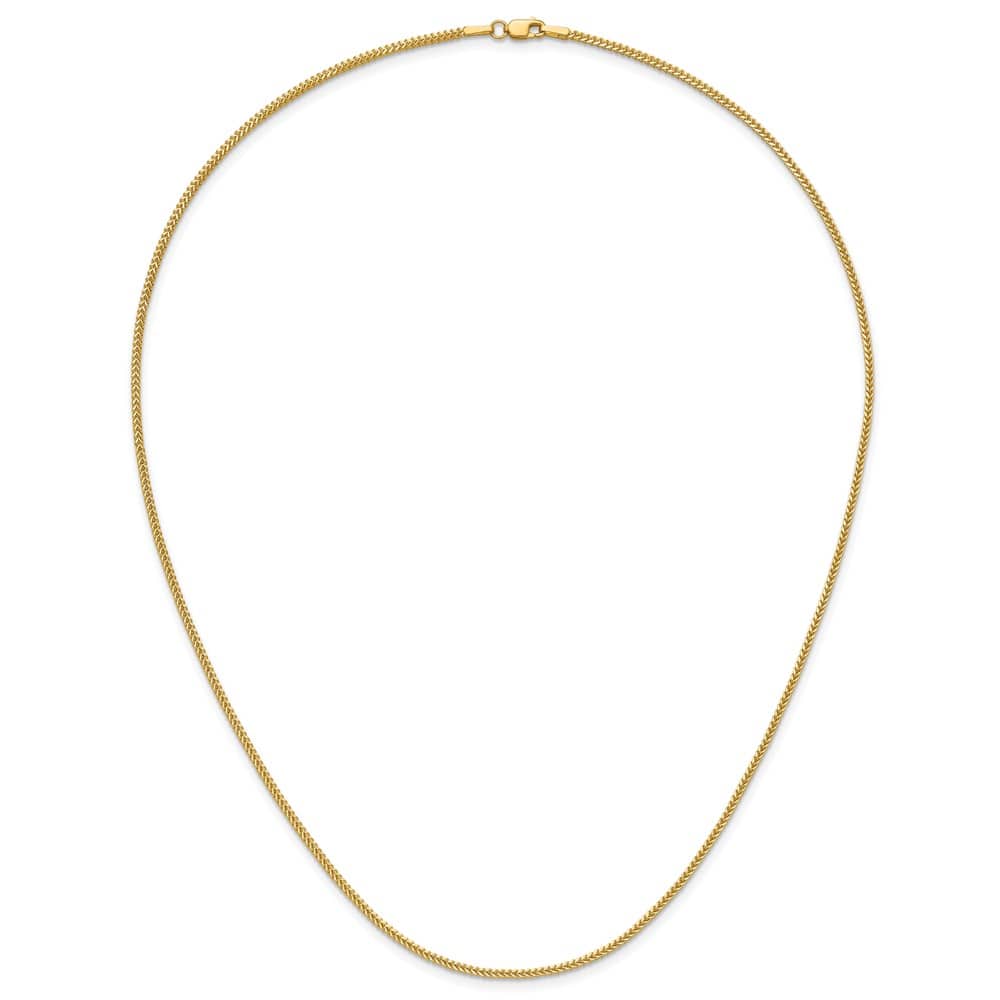 10K Yellow Gold 1.3mm Franco Chain