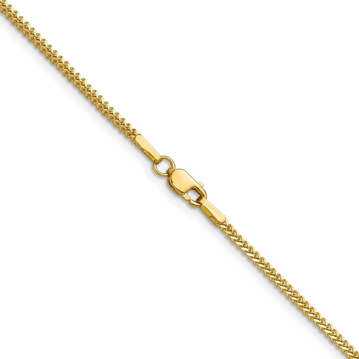 10K Yellow Gold 1.3mm Franco Chain