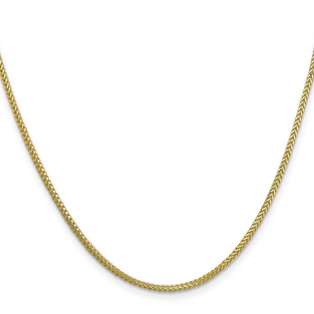 10K Yellow Gold 1.3mm Franco Chain