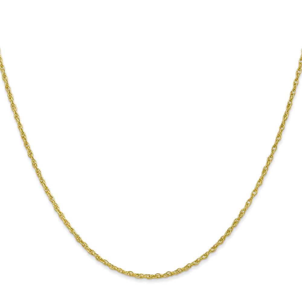 10K Yellow Gold 1.3mm Heavy-Baby Rope Chain