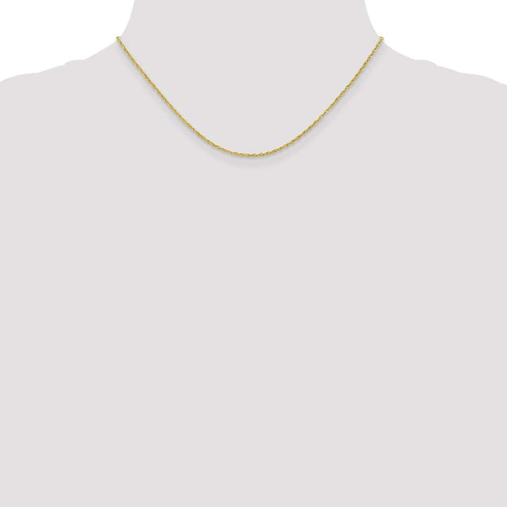 10K Yellow Gold 1.3mm Heavy-Baby Rope Chain Size 16