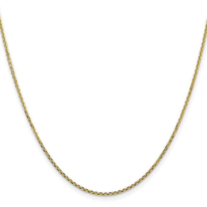 10K Yellow Gold 1.45mm D.C. Cable Chain