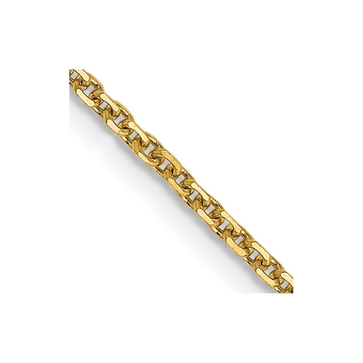 10K Yellow Gold 1.45mm D.C. Cable Chain