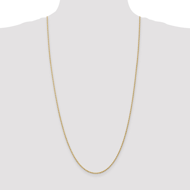 10K Yellow Gold 1.50mm Regular Rope Chain