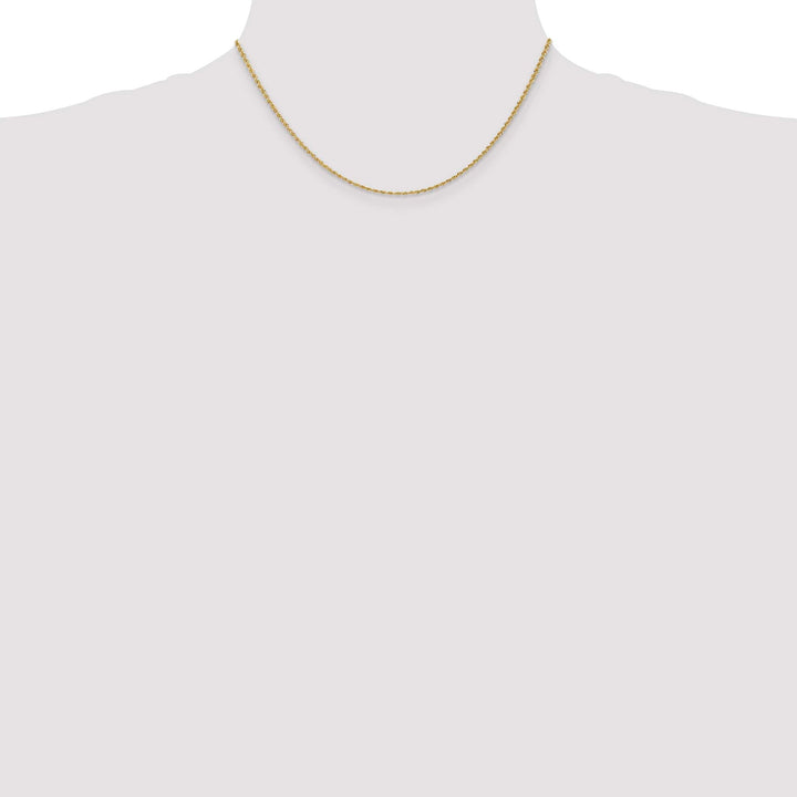 10K Yellow Gold 1.50mm Regular Rope Chain