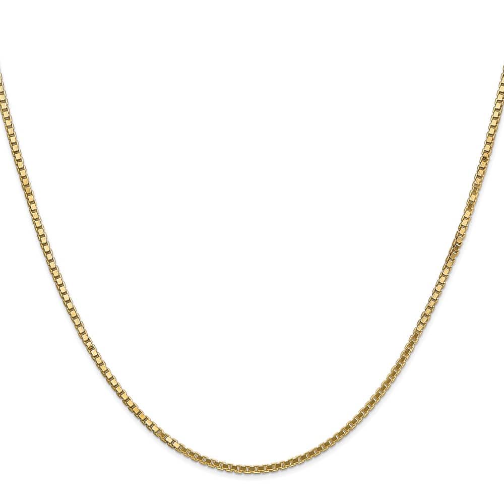 10K Yellow Gold 1.5mm Box Chain