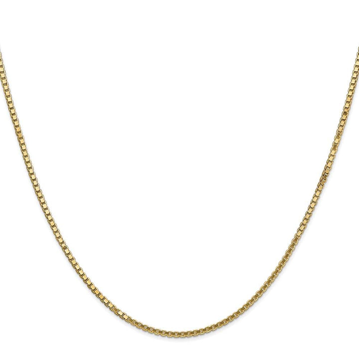 10K Yellow Gold 1.5mm Box Chain