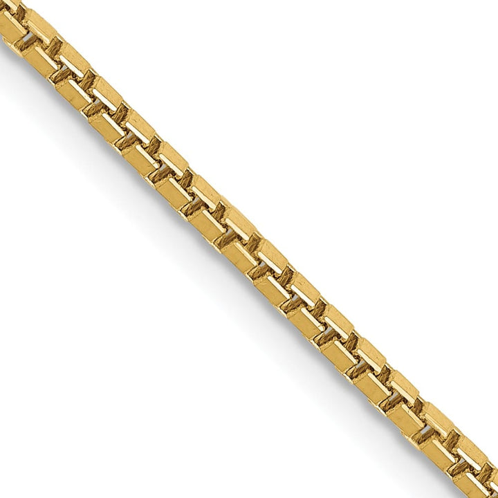 10K Yellow Gold 1.5mm Box Chain
