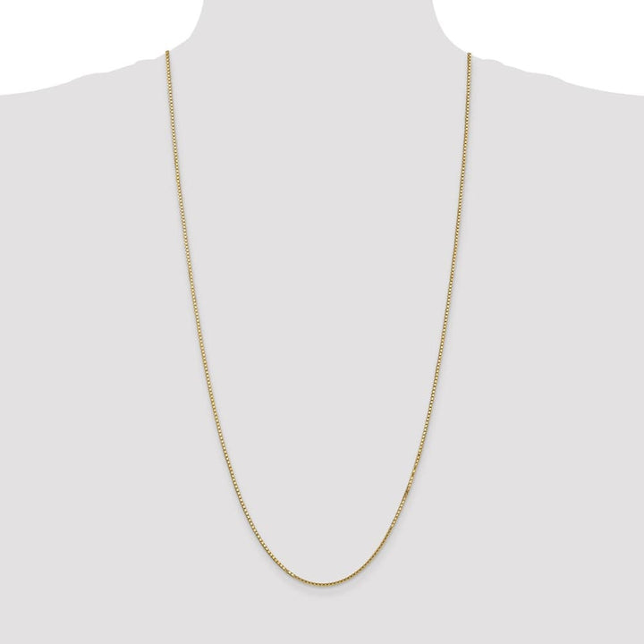 10K Yellow Gold 1.5mm Box Chain Size 30