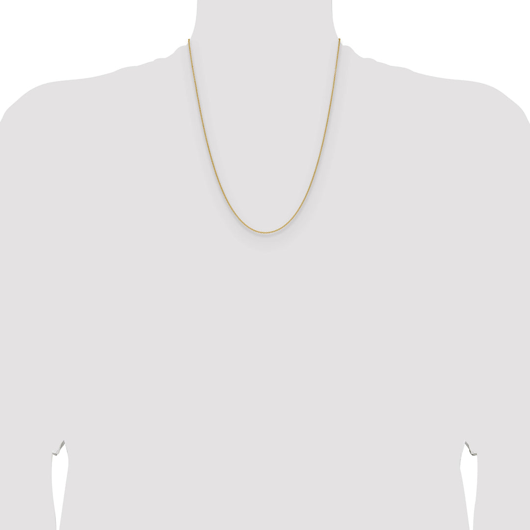 10K Yellow Gold 1.5mm Cable Chain