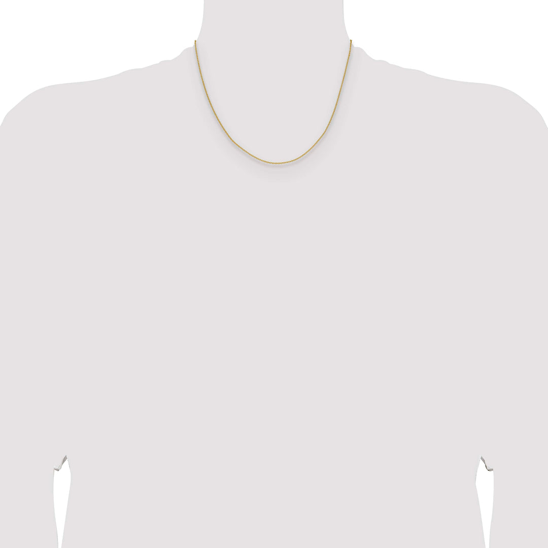 10K Yellow Gold 1.5mm Cable Chain