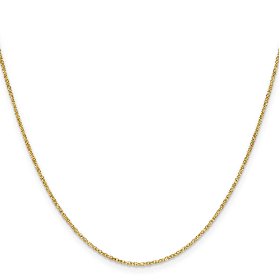 10K Yellow Gold 1.5mm Cable Chain