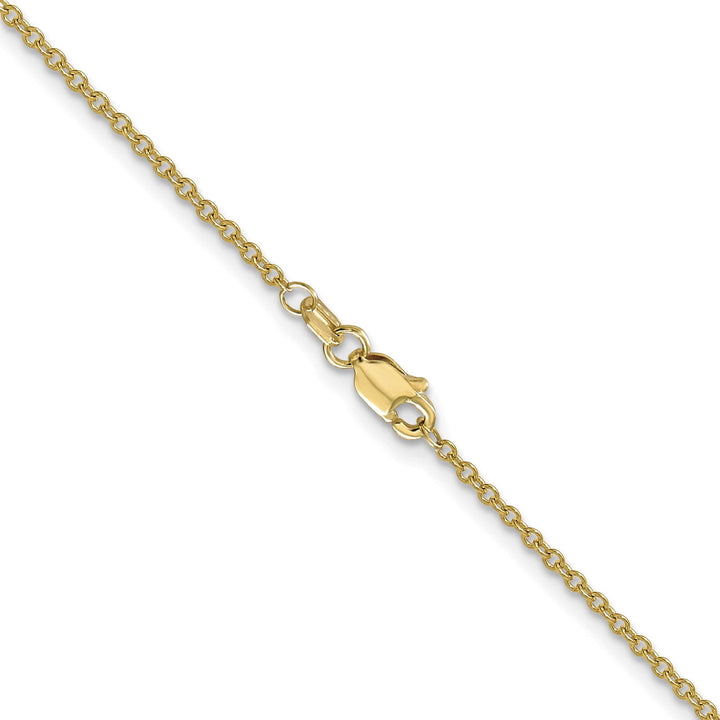 10K Yellow Gold 1.5mm Cable Chain