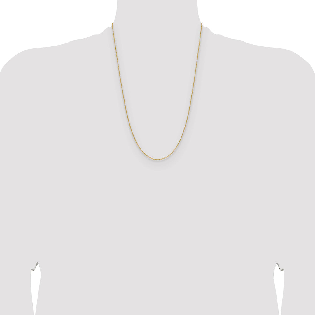 10K Yellow Gold 1.5mm Cable Chain