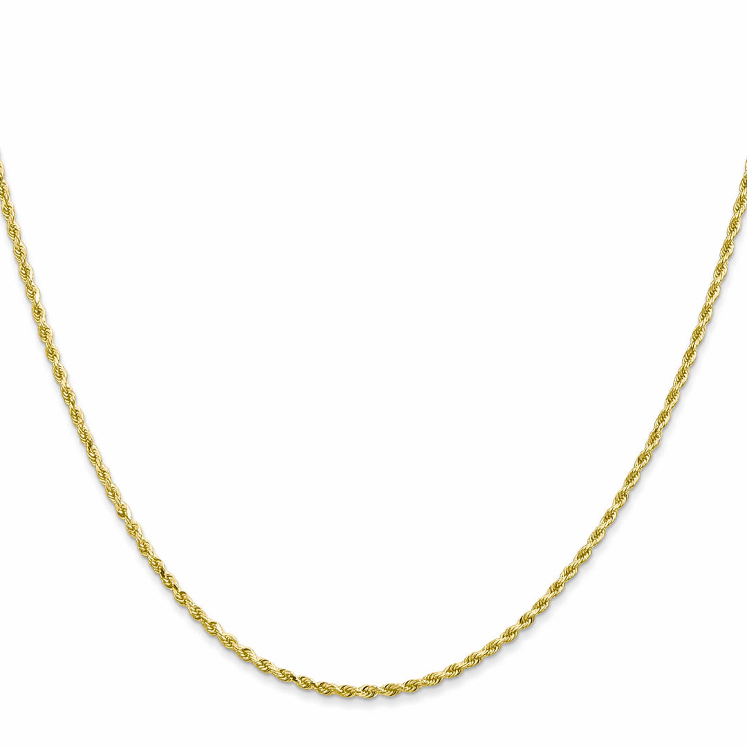 10K Yellow Gold 1.5mm D.C. Rope Chain