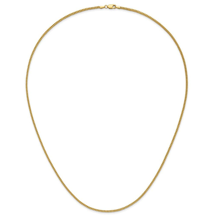 10K Yellow Gold 1.5mm Franco Chain