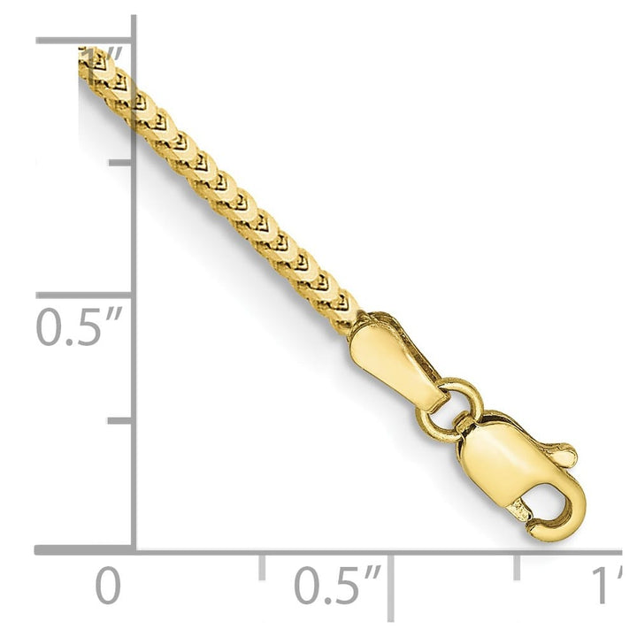 10K Yellow Gold 1.5mm Franco Chain