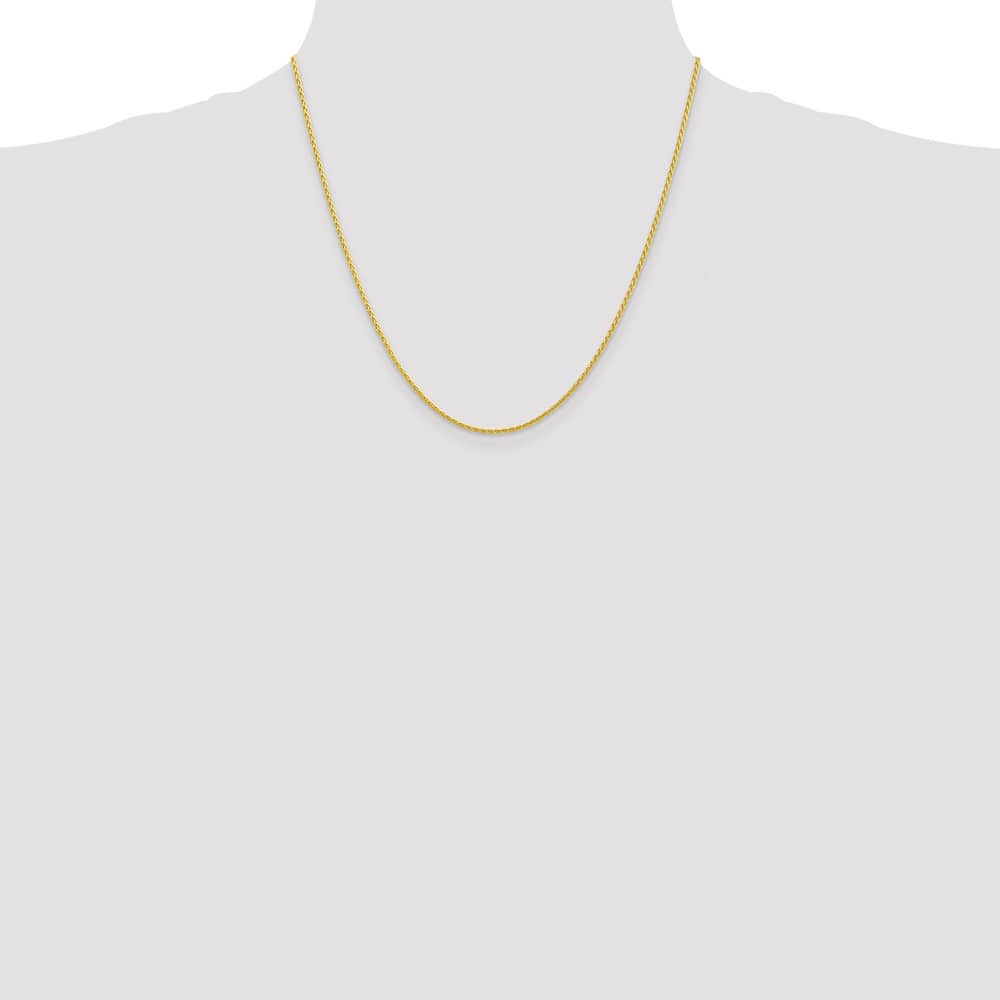 10K Yellow Gold 1.5mm Parisian Wheat Chain