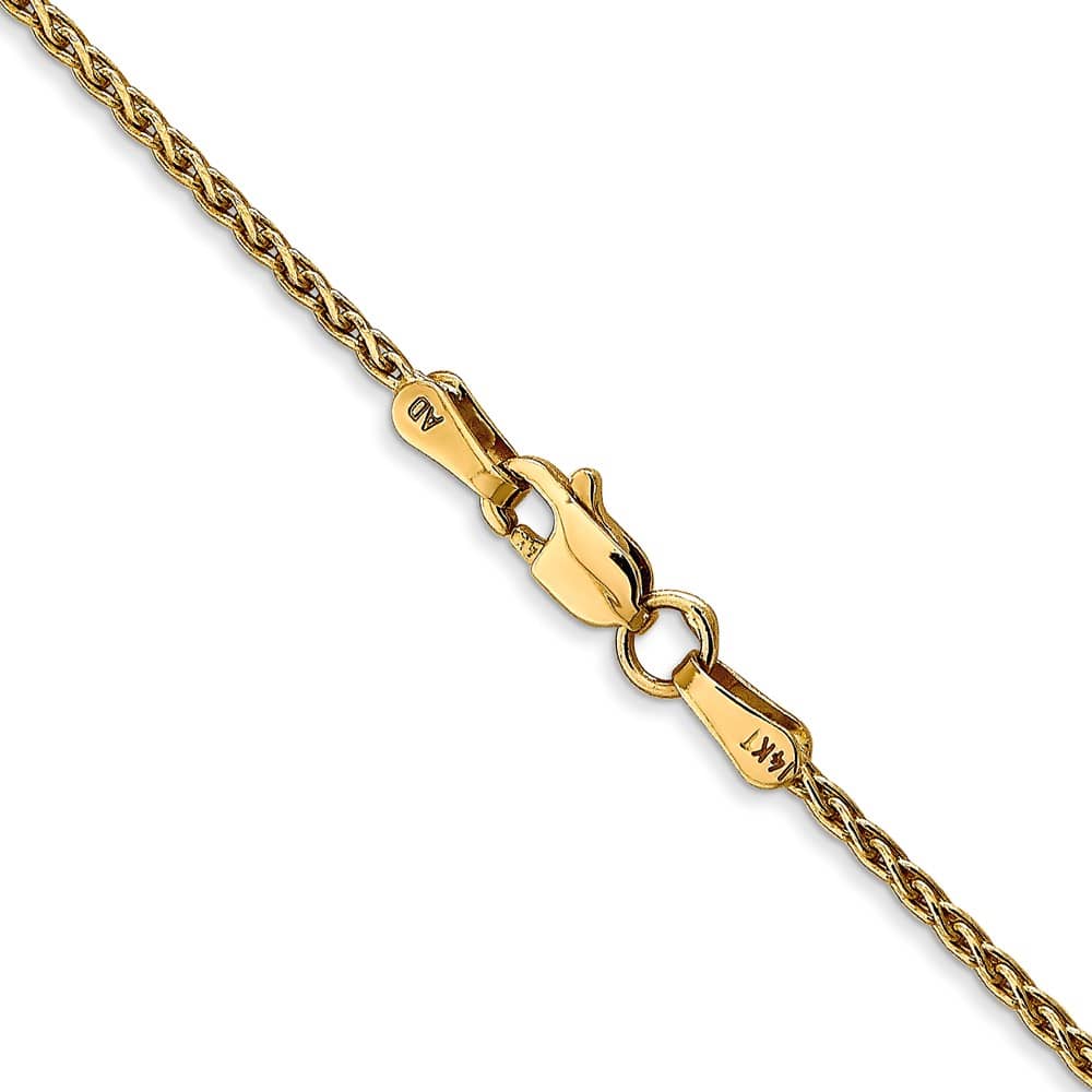 10K Yellow Gold 1.5mm Parisian Wheat Chain