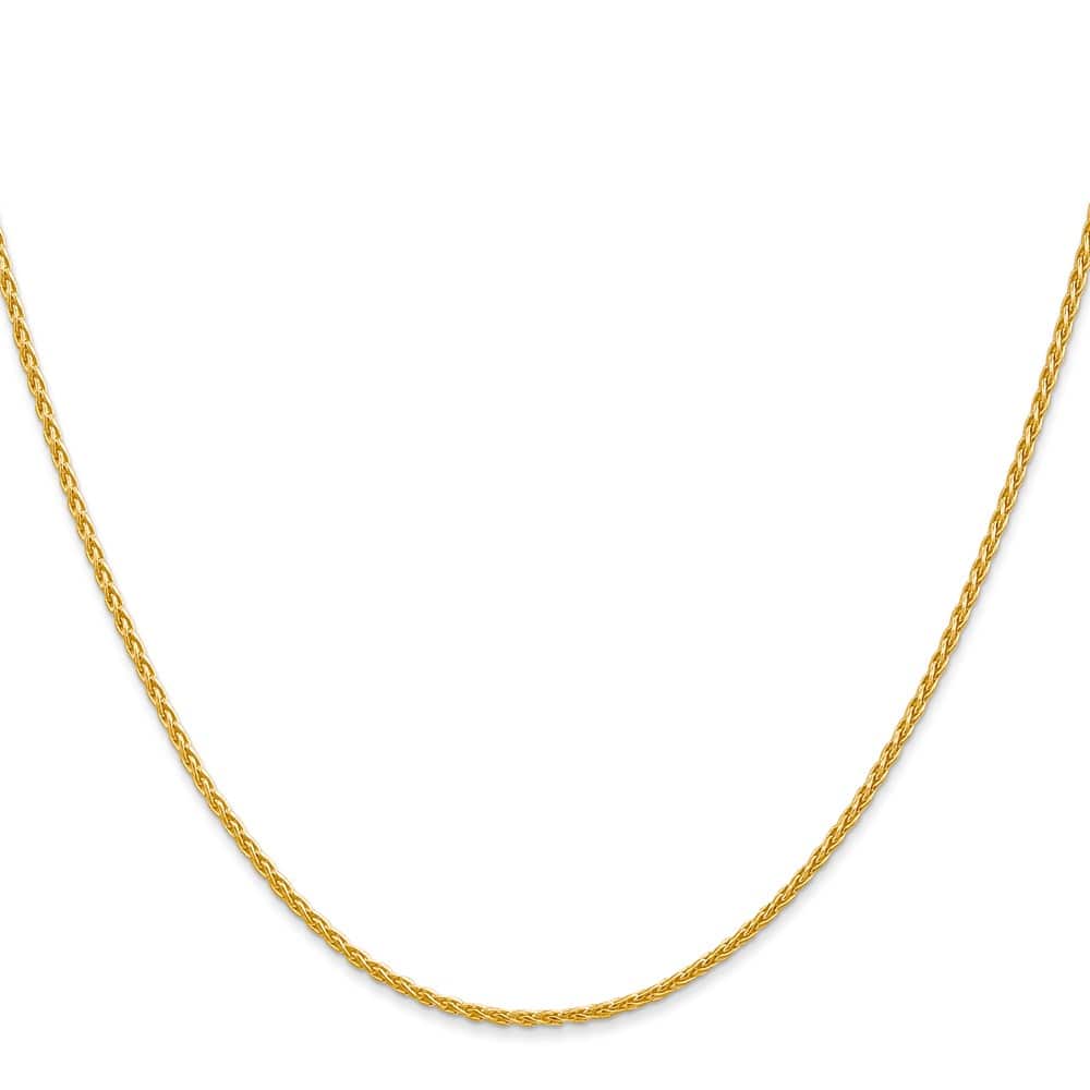 10K Yellow Gold 1.5mm Parisian Wheat Chain