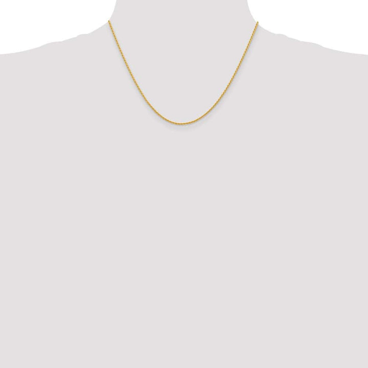 10K Yellow Gold 1.5mm Parisian Wheat Chain Size 18