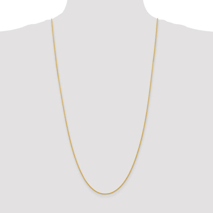 10K Yellow Gold 1.5mm Parisian Wheat Chain Size 30