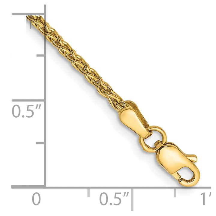 10K Yellow Gold 1.75mm Parisian Wheat Chain