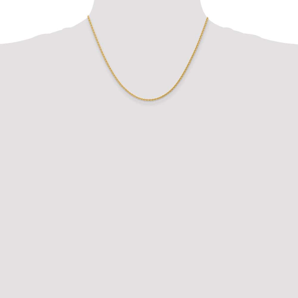 10K Yellow Gold 1.75mm Parisian Wheat Chain Size 18
