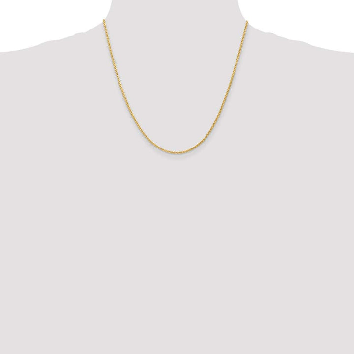 10K Yellow Gold 1.75mm Parisian Wheat Chain Size 20