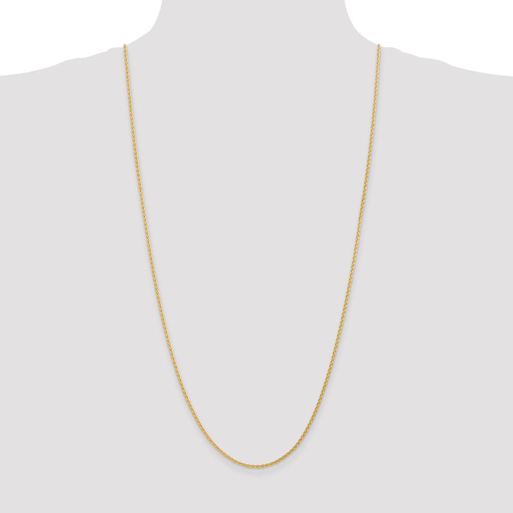 10K Yellow Gold 1.75mm Parisian Wheat Chain Size 30