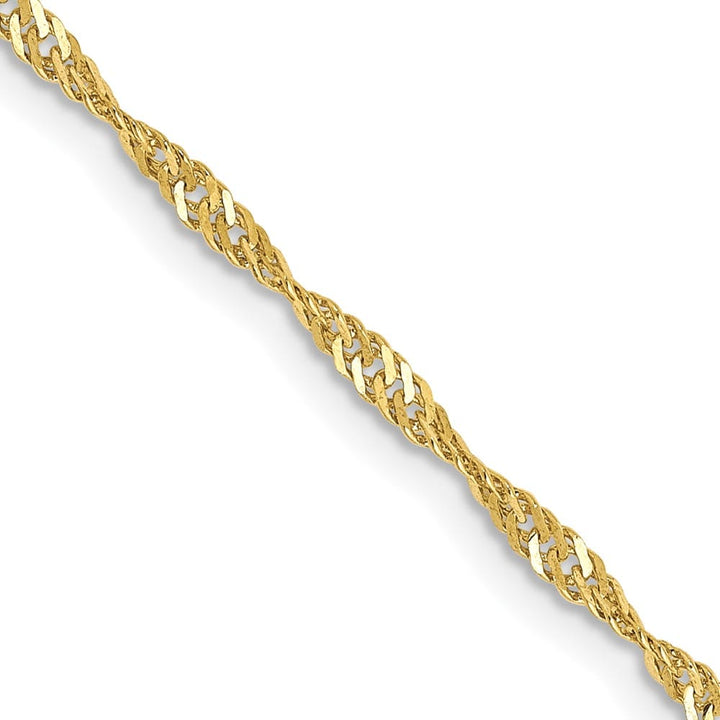 10K Yellow Gold 1.7mm Singapore Chain