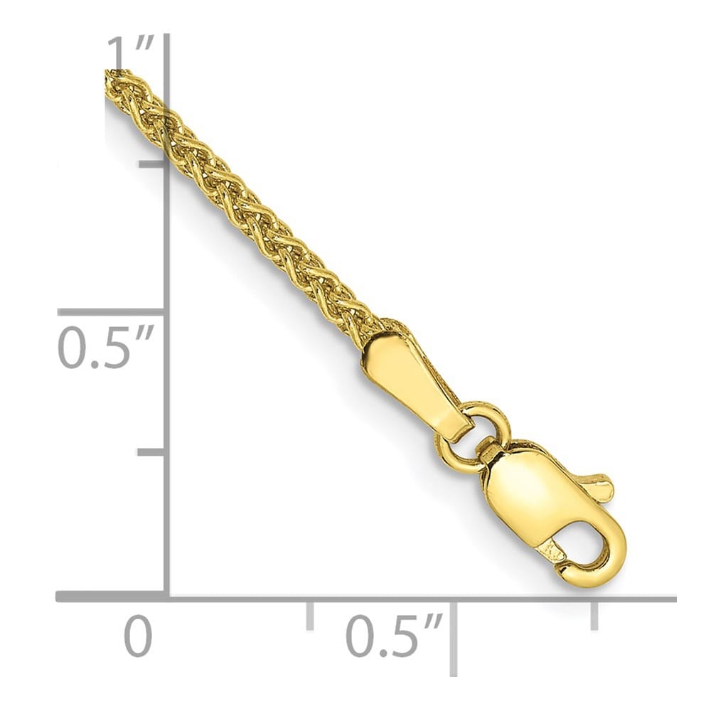 10K Yellow Gold 1.7mm Spiga Chain