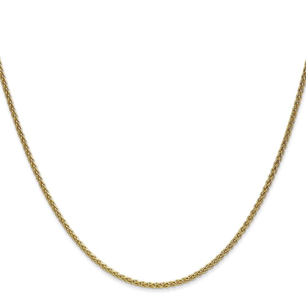 10K Yellow Gold 1.7mm Spiga Chain