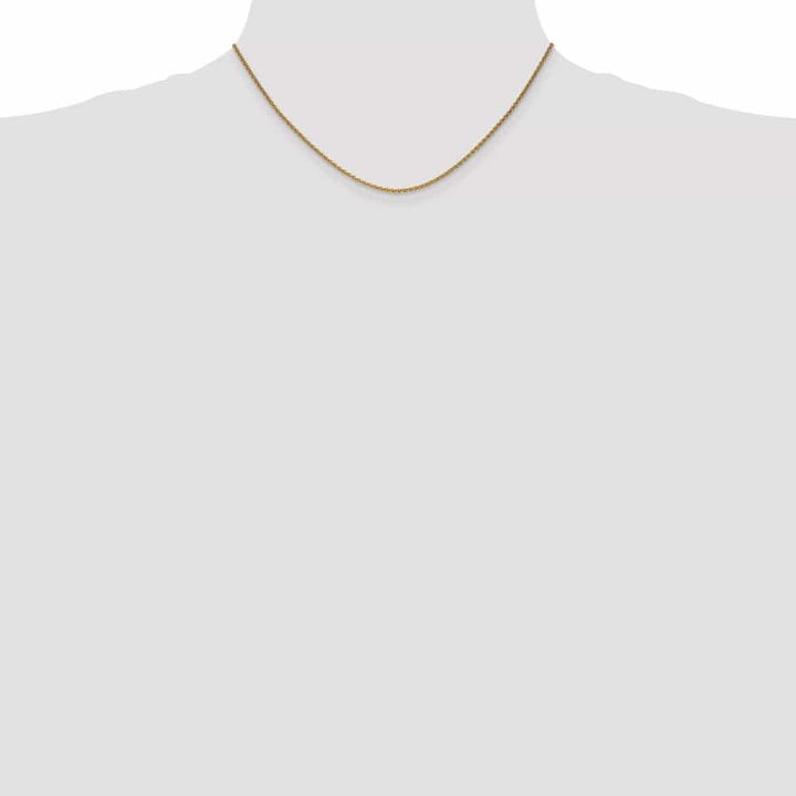 10K Yellow Gold 1.7mm Spiga Chain Size 16