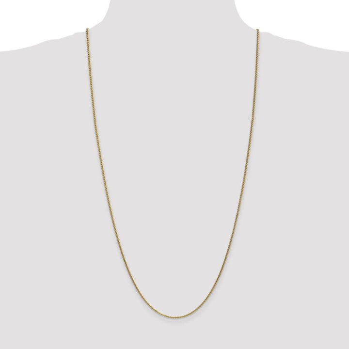 10K Yellow Gold 1.7mm Spiga Chain Size 30