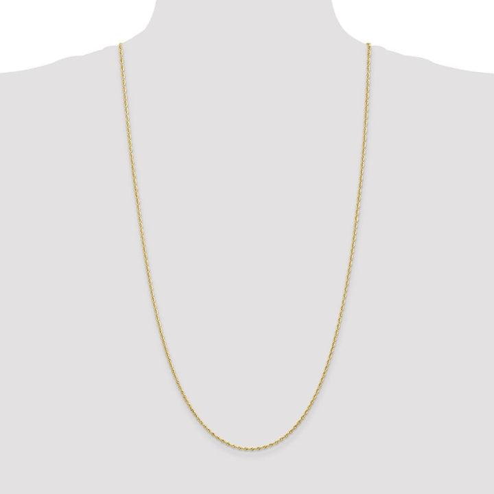 10K Yellow Gold 1.85mm D.C. Quadruple Rope Chain Size 30