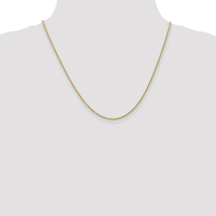 10K Yellow Gold 1.8mm Forzantine Cable Chain Size 20
