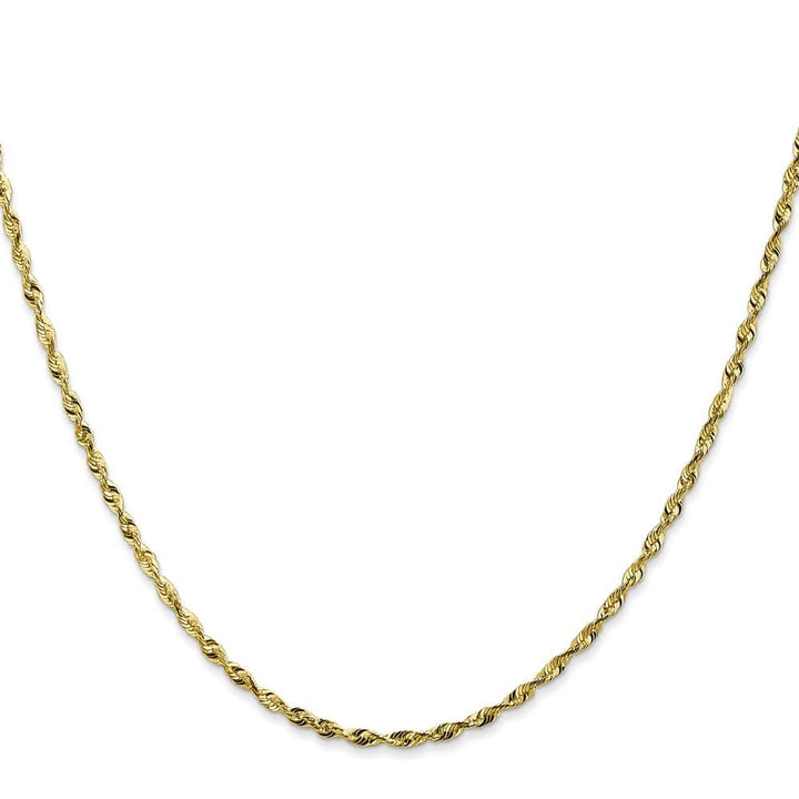 10K Yellow Gold 1.8mm Ultra D.C. Lightweight Rope Chain