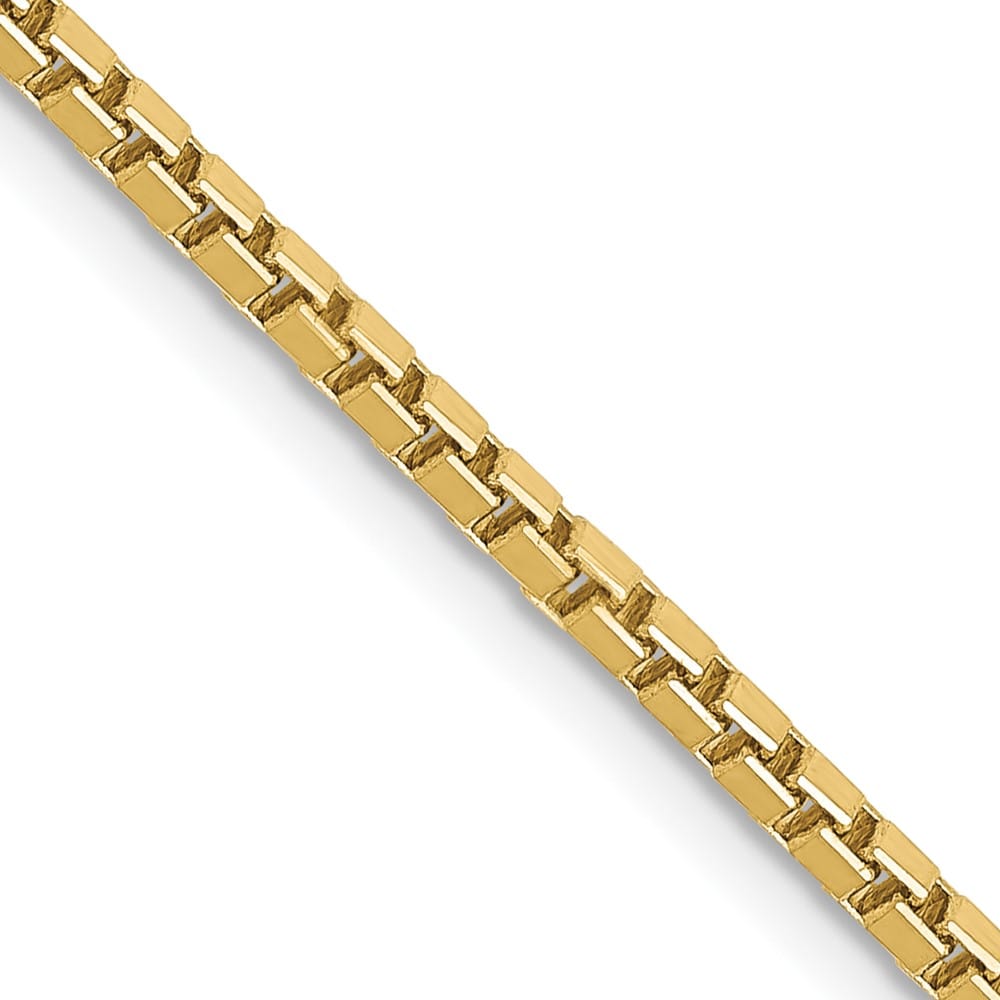 10K Yellow Gold 1.9mm Box Chain