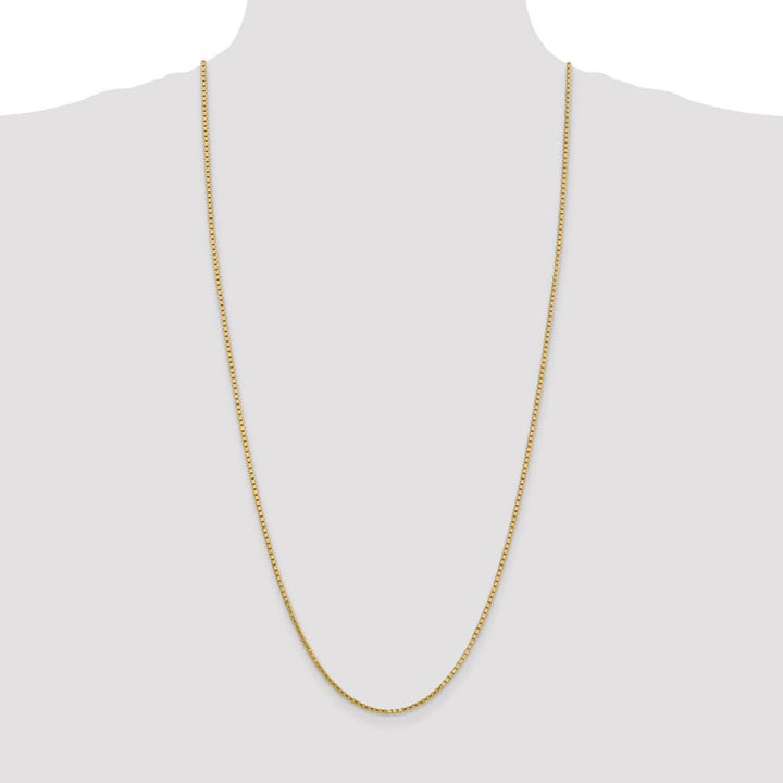 10K Yellow Gold 1.9mm Box Chain Size 30