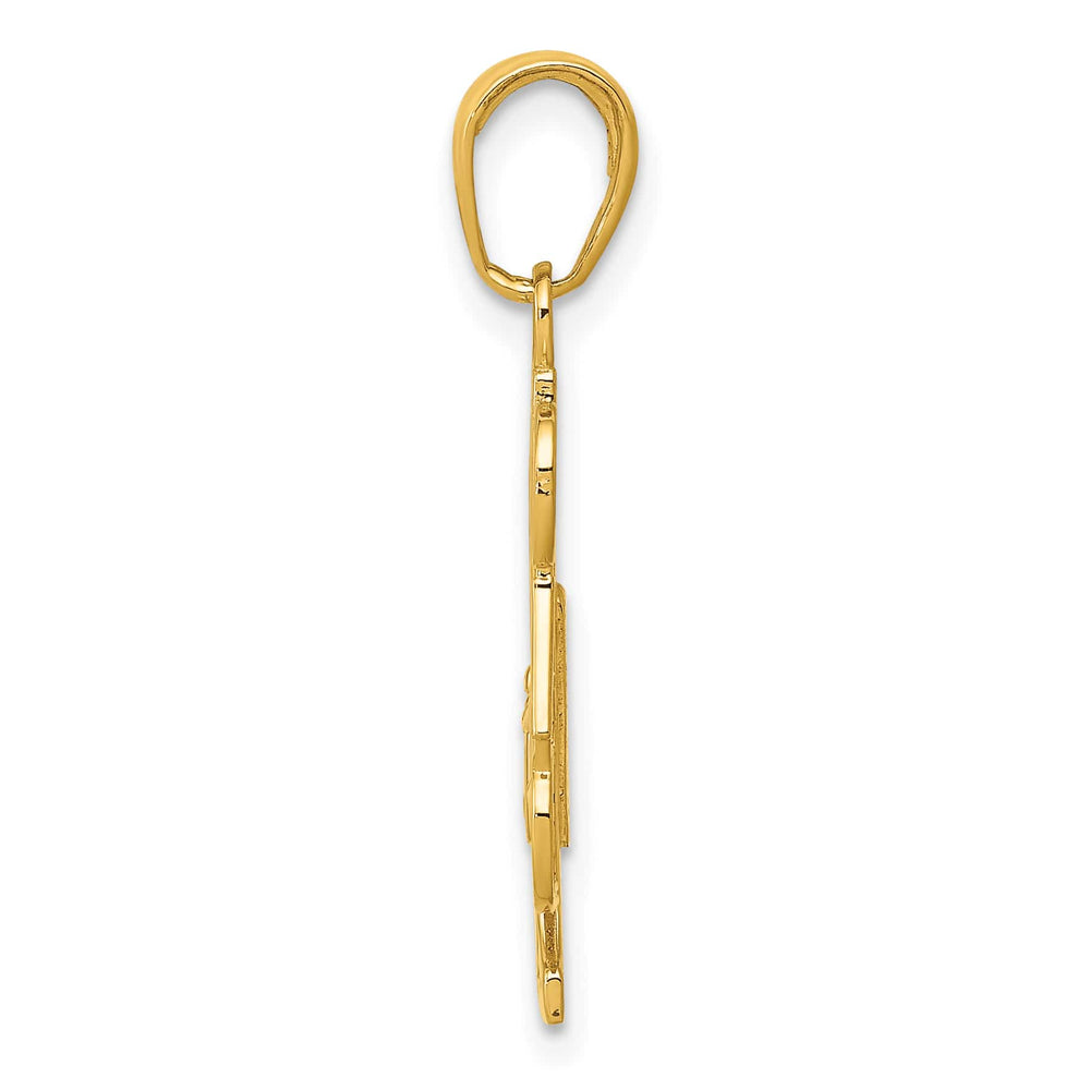 10K Yellow Gold #1 DAD Charm
