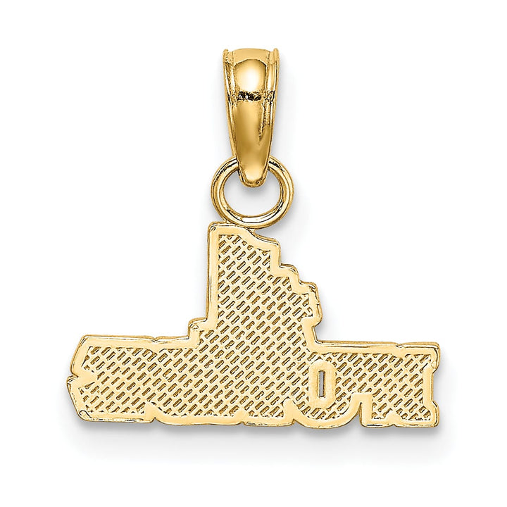 10K Yellow Gold #1 Nurse Pendant