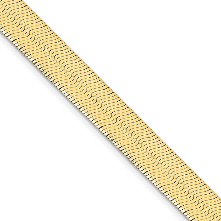 10K Yellow Gold 10mm Silky Herringbone Chain