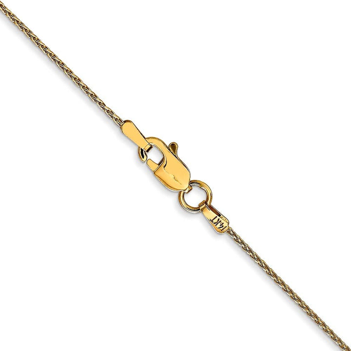 10K Yellow Gold 1mm Parisian Wheat Chain