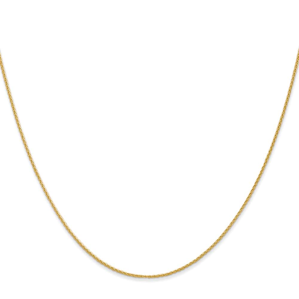 10K Yellow Gold 1mm Parisian Wheat Chain