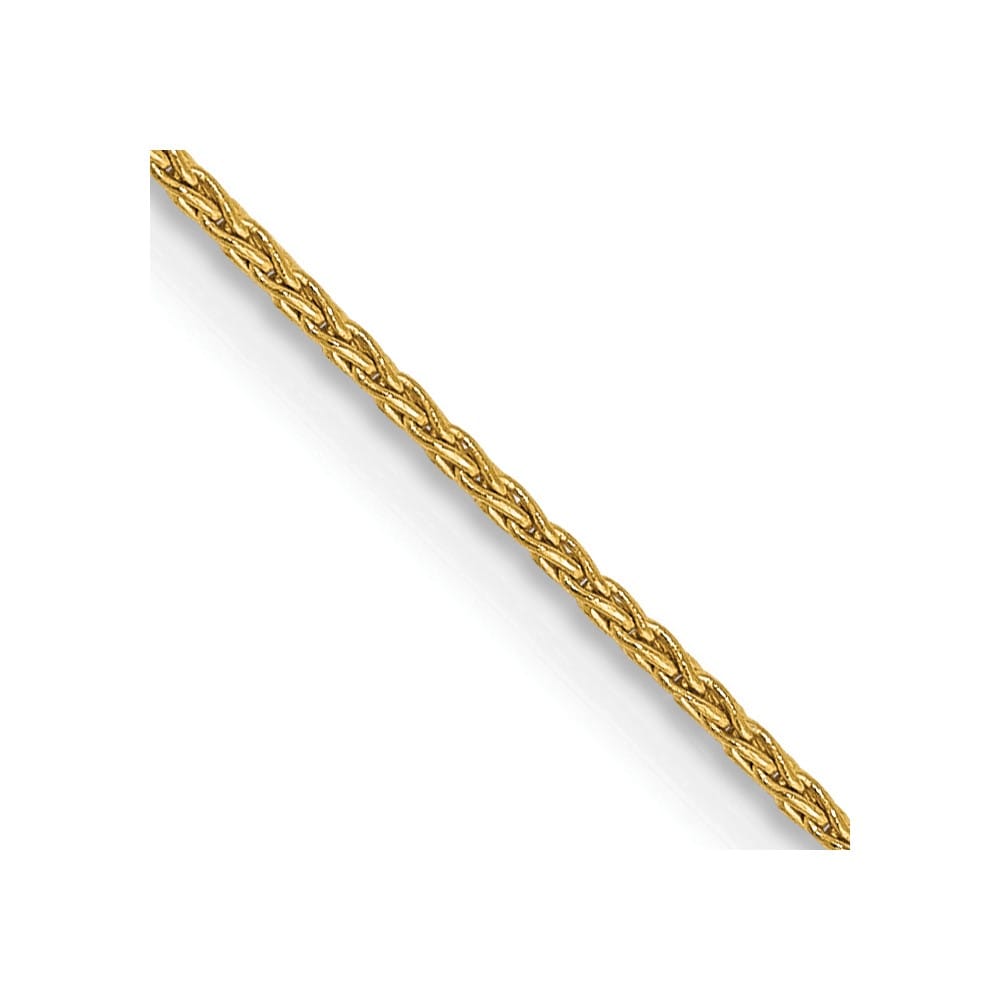 10K Yellow Gold 1mm Parisian Wheat Chain