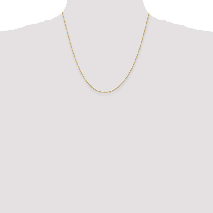 10K Yellow Gold 1mm Parisian Wheat Chain Size 20