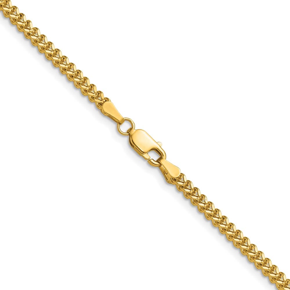 10K Yellow Gold 2.0mm Franco Chain
