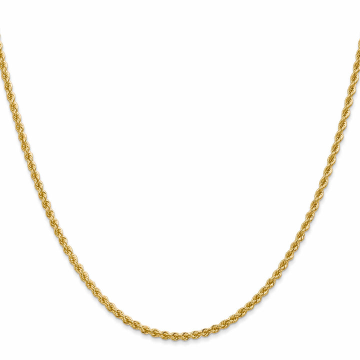 10K Yellow Gold 2.25mm Regular Rope Chain